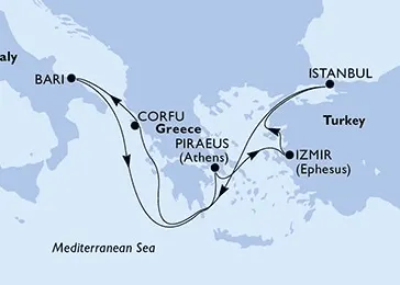 Круиз «Восточное Средиземноморье»