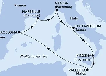 Круиз «Классика Средиземноморья»
