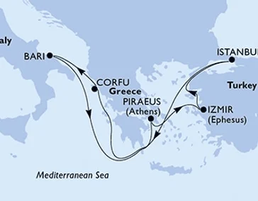 Круиз «Восточное Средиземноморье»