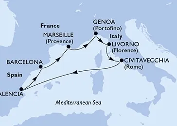 Круиз «Калейдоскоп Средиземноморья»